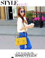 พร้อมส่ง กระเป๋าMaomao รุ่น M28-091y กระเป๋าแฟชั่นสวยเกาหลี งานเนี๊ยบใช้ได้หลายโอกาส สีสวยมากๆ ค่ะ